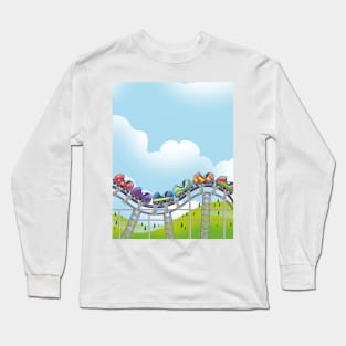 Rollercoaster ride. Long Sleeve T-Shirt